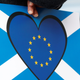 Image for article titled Photos: EU blue was the theme of today’s Brexit anniversary rallies